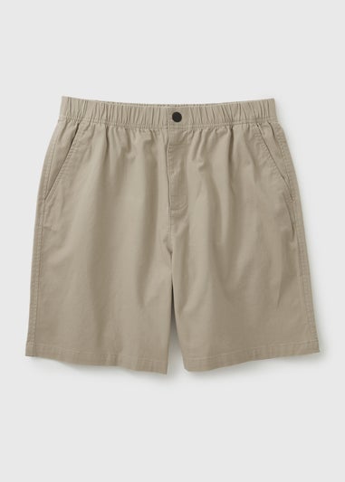 Bone Relaxed Fit Chino Shorts