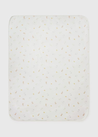 Baby White Spring Animal Shawl