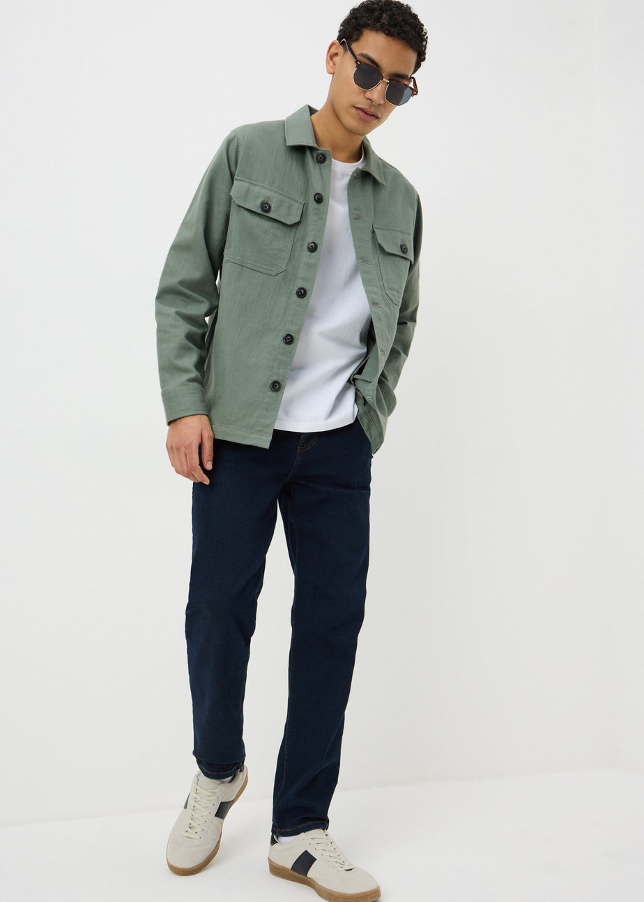 Sage Linen Blend Shacket