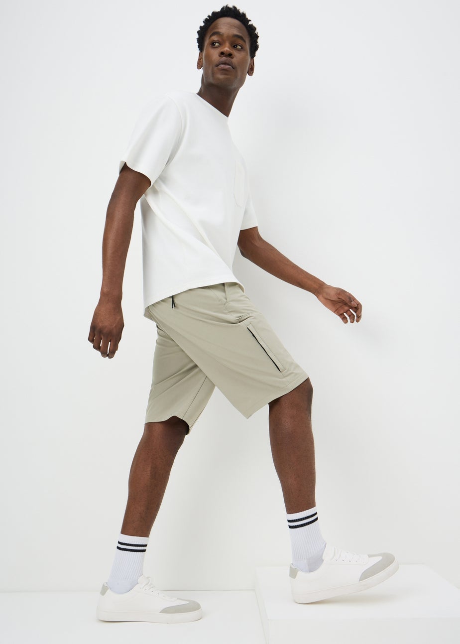 Stone Showerproof Trek Shorts