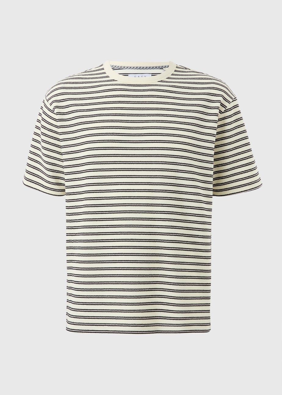 Ecru Striped T-Shirt
