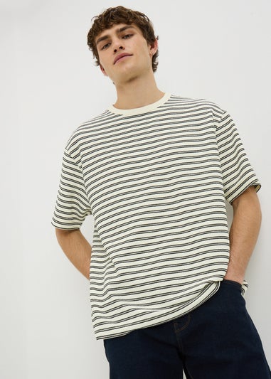 Ecru Striped T-Shirt