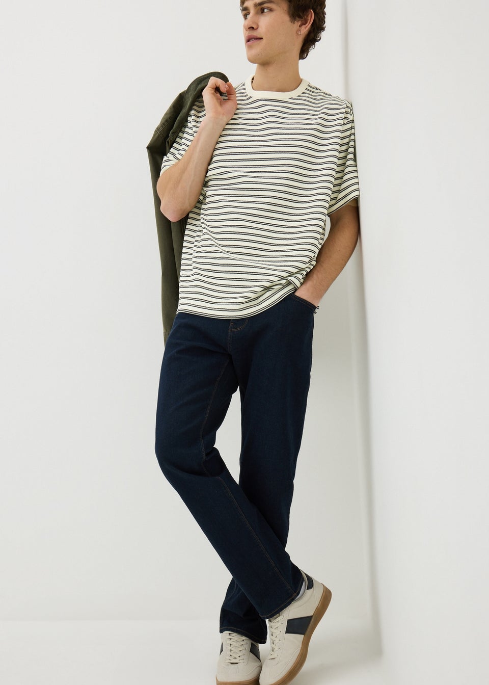 Ecru Striped T-Shirt