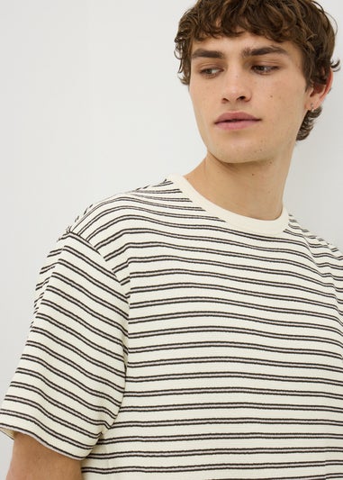 Ecru Striped T-Shirt