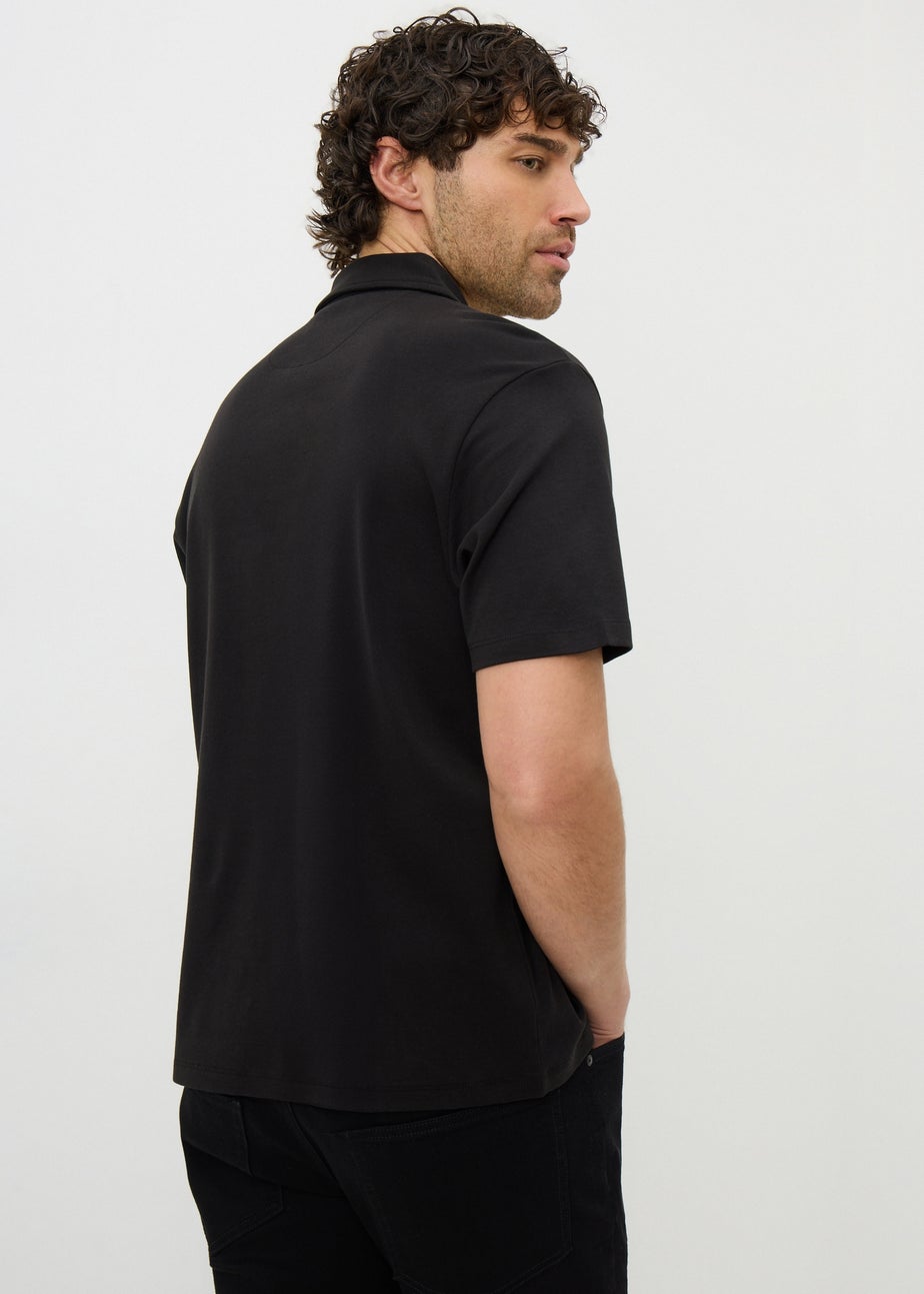 Black Chain Smart Polo Shirt