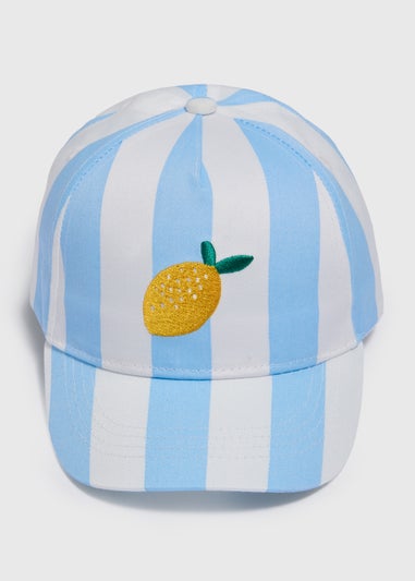 2 Pack Girls Multicolour Fruit Caps (3-13yrs)