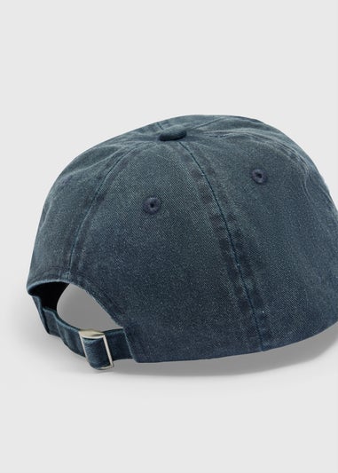 Boys Dark Wash New York Denim Cap (7-13yrs)