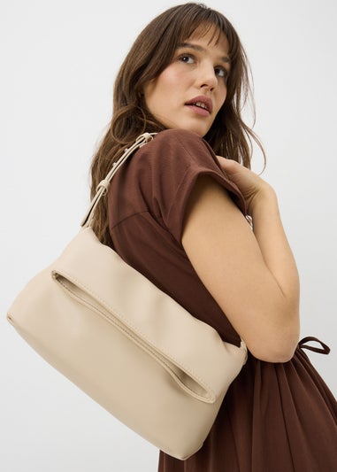 Stone Fold Over Shoulder Bag