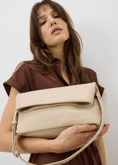Stone Fold Over Shoulder Bag