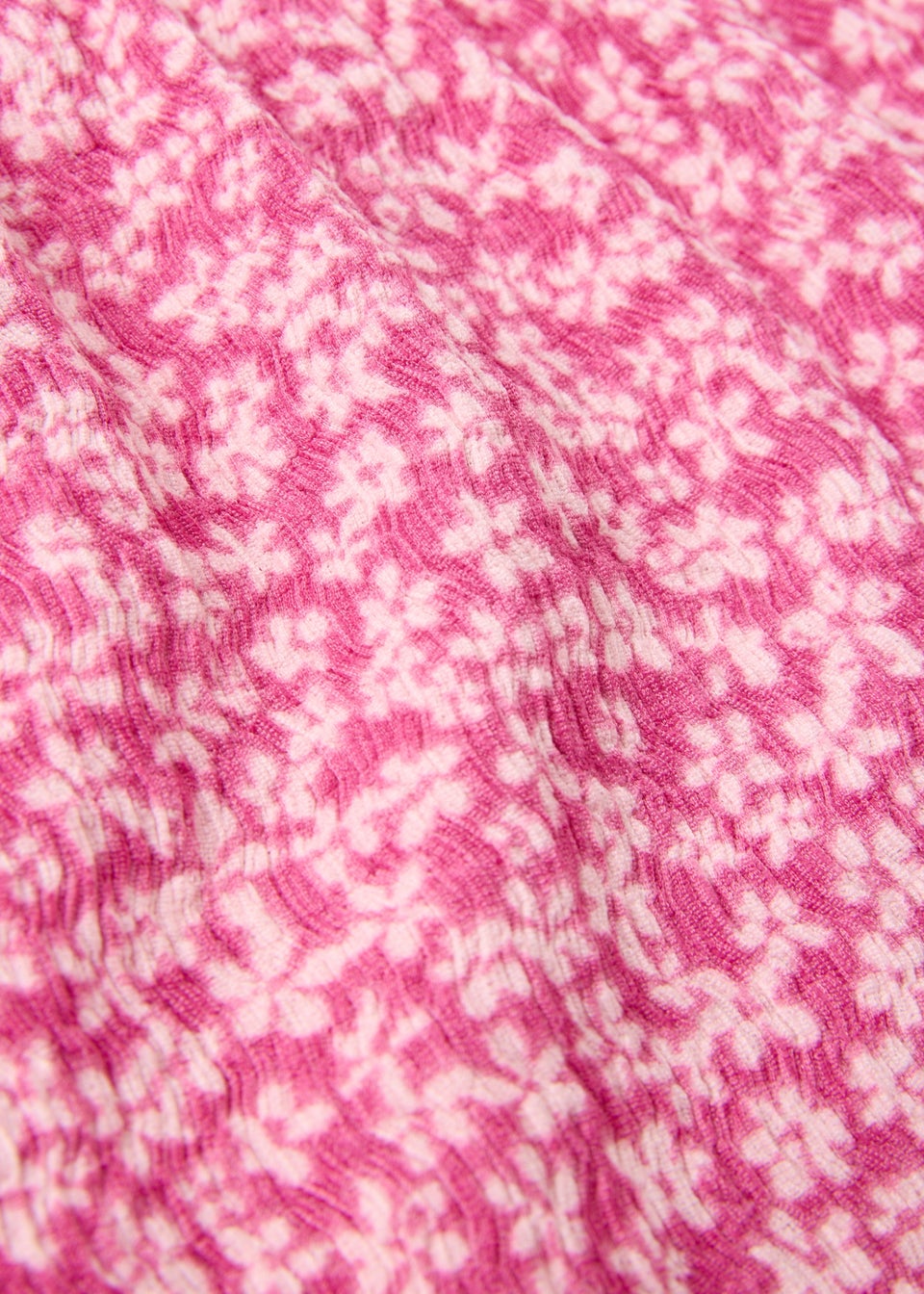 Girls Pink Ditsy Floral Crinkle Jumpsuit (7-15yrs)