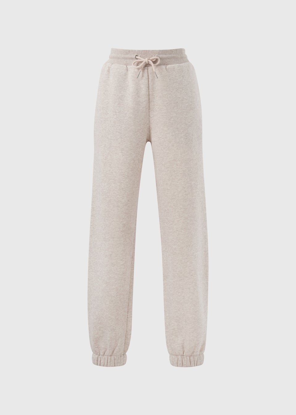 Oatmeal Cuffed Tapered Jogging Bottoms