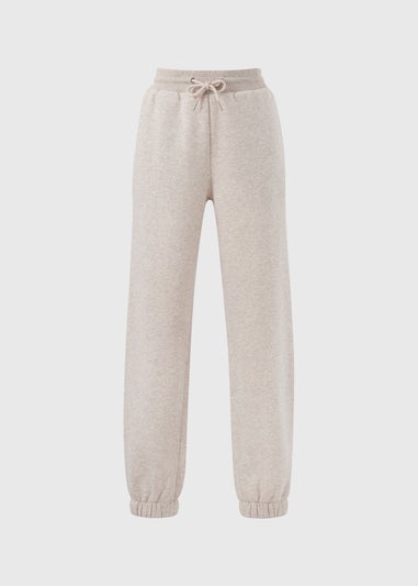 Oatmeal Cuffed Tapered Jogging Bottoms