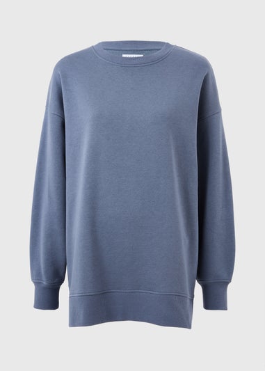 Blue Longline Sweatshirt