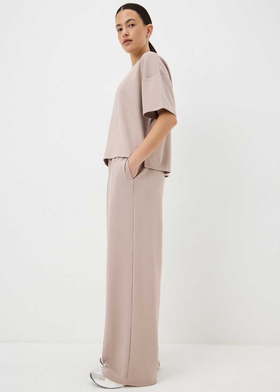 Souluxe Beige Supersoft Co Ord Top