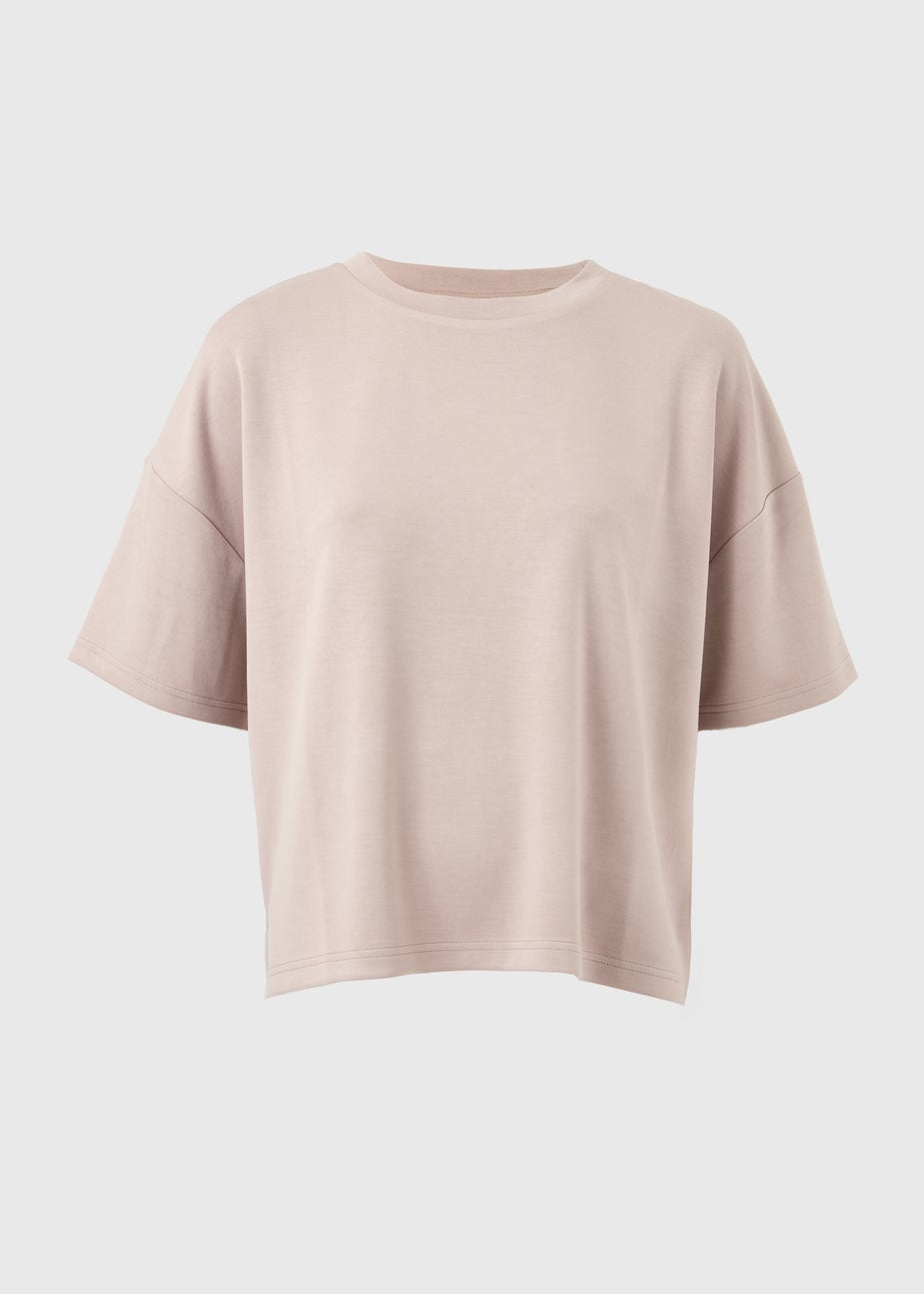 Souluxe Beige Supersoft Co Ord Top