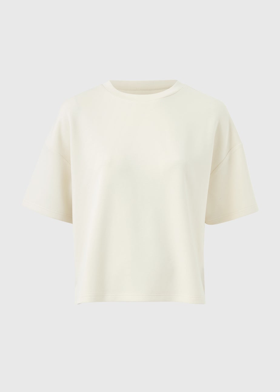 Souluxe Cream Supersoft Co Ord Top