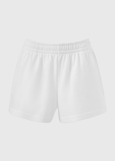 White Jersey Shorts
