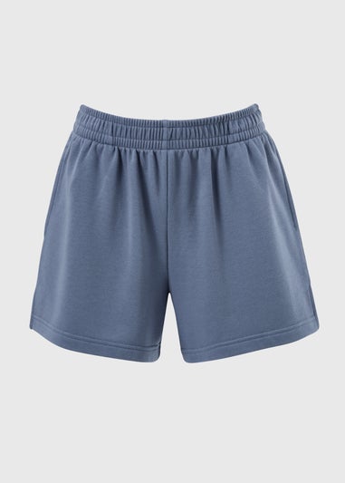 Steel Blue Jersey Shorts