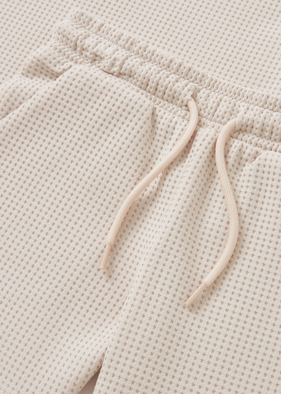 Boys Stone Waffle Top & Shorts Set (1-7yrs)