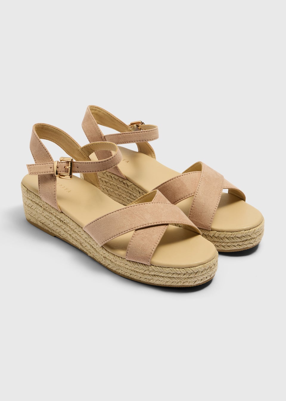 Nude Espadrille Wedges