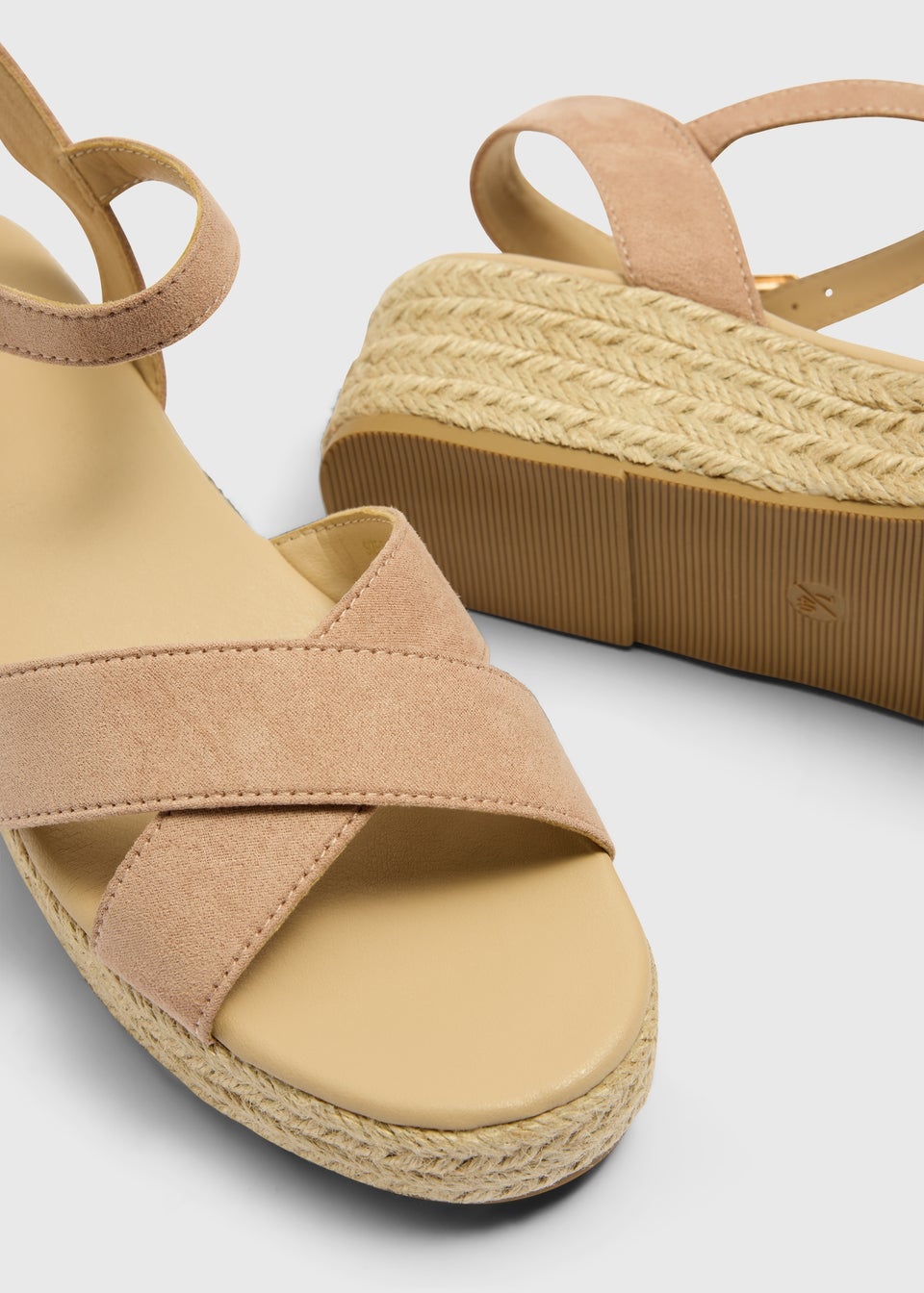 Nude Espadrille Wedges