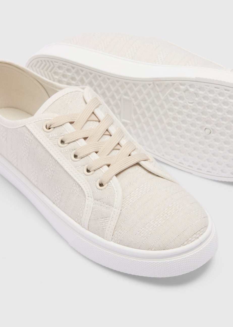 Linen Slip On Trainers