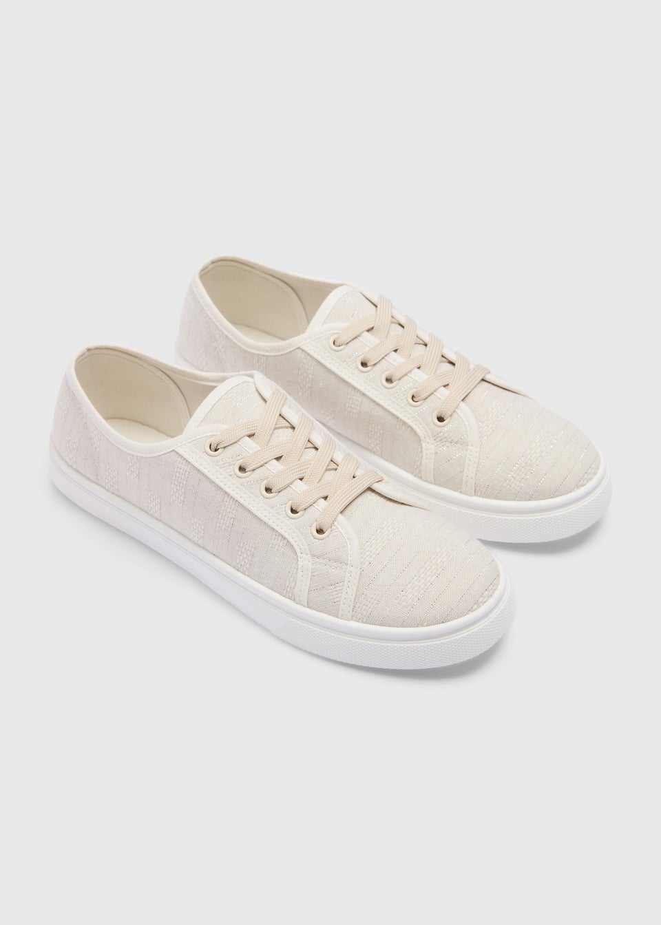 Linen Slip On Trainers