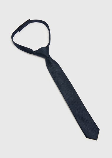Boys Navy Rip Tape Tie (3-6yrs)