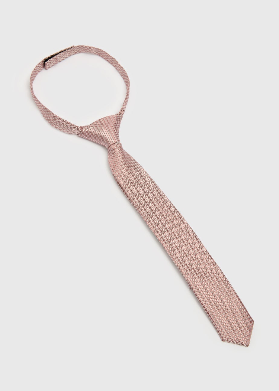 Boys Pink Rip Tape Tie (3-6yrs)