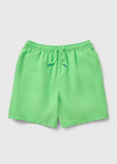 Boys Lime Swimming Shorts (7-15yrs)