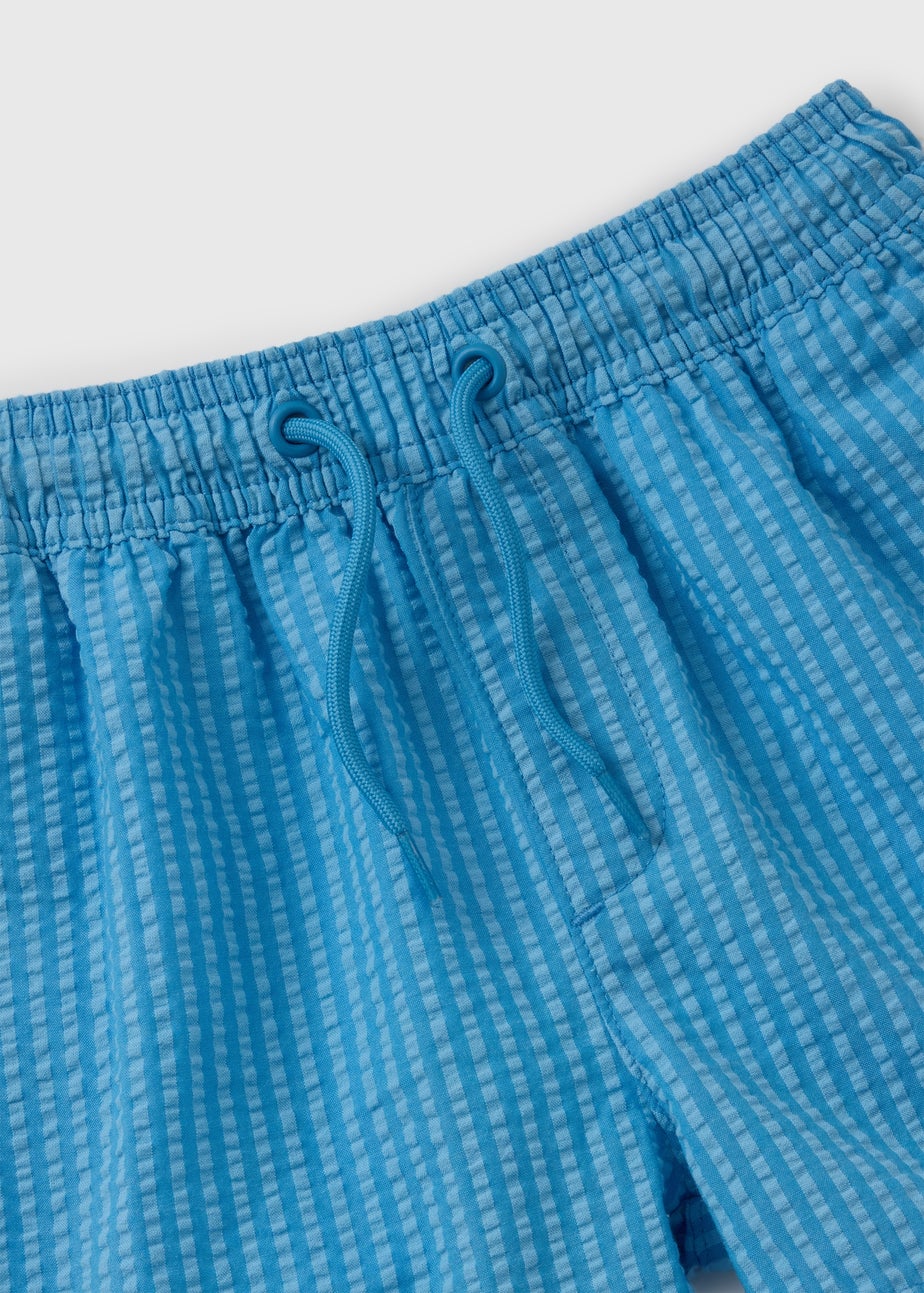 Boys Blue Stripe Swim Shorts (1-7yrs)