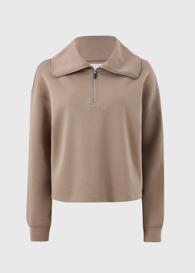 Fossil Interlock Wide Collar Sweatshirt