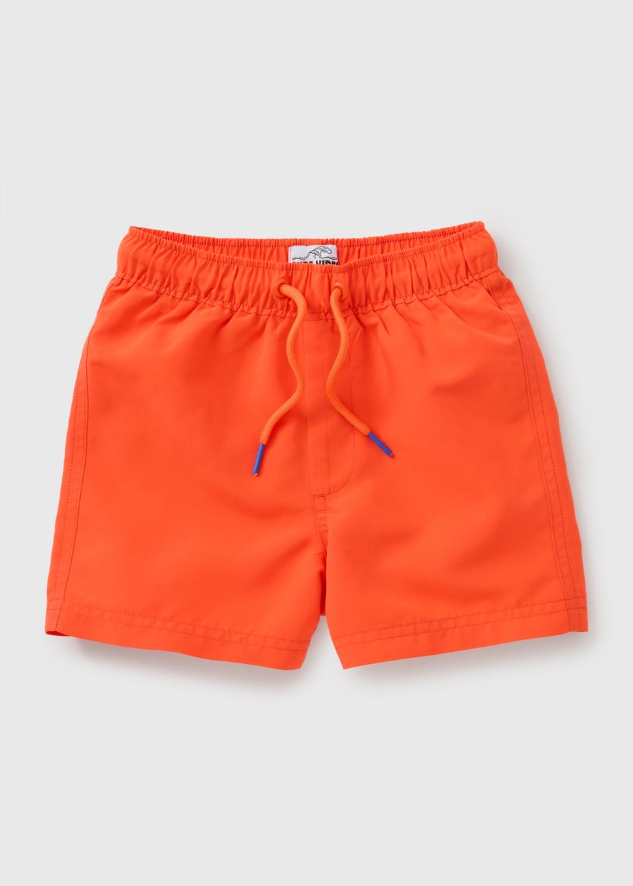 Boys Orange Swim Shorts (1-7yrs)