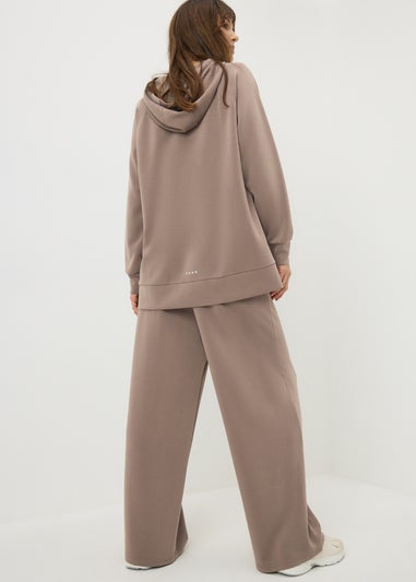 Souluxe Mink Wide Leg Jogging Bottoms