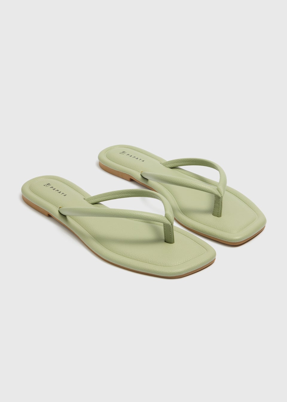 Sage Green Toe Post Sandals