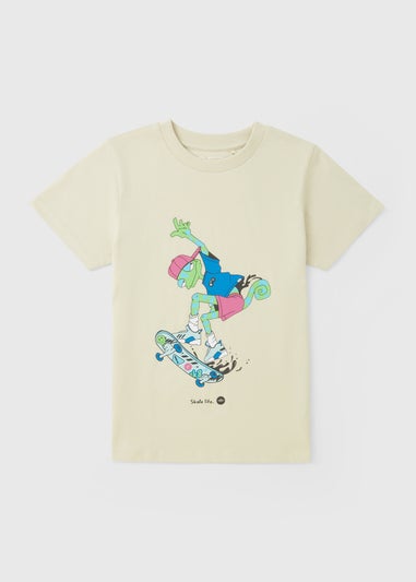 Boys Stone Skate Lizard T-Shirt (7-15yrs)