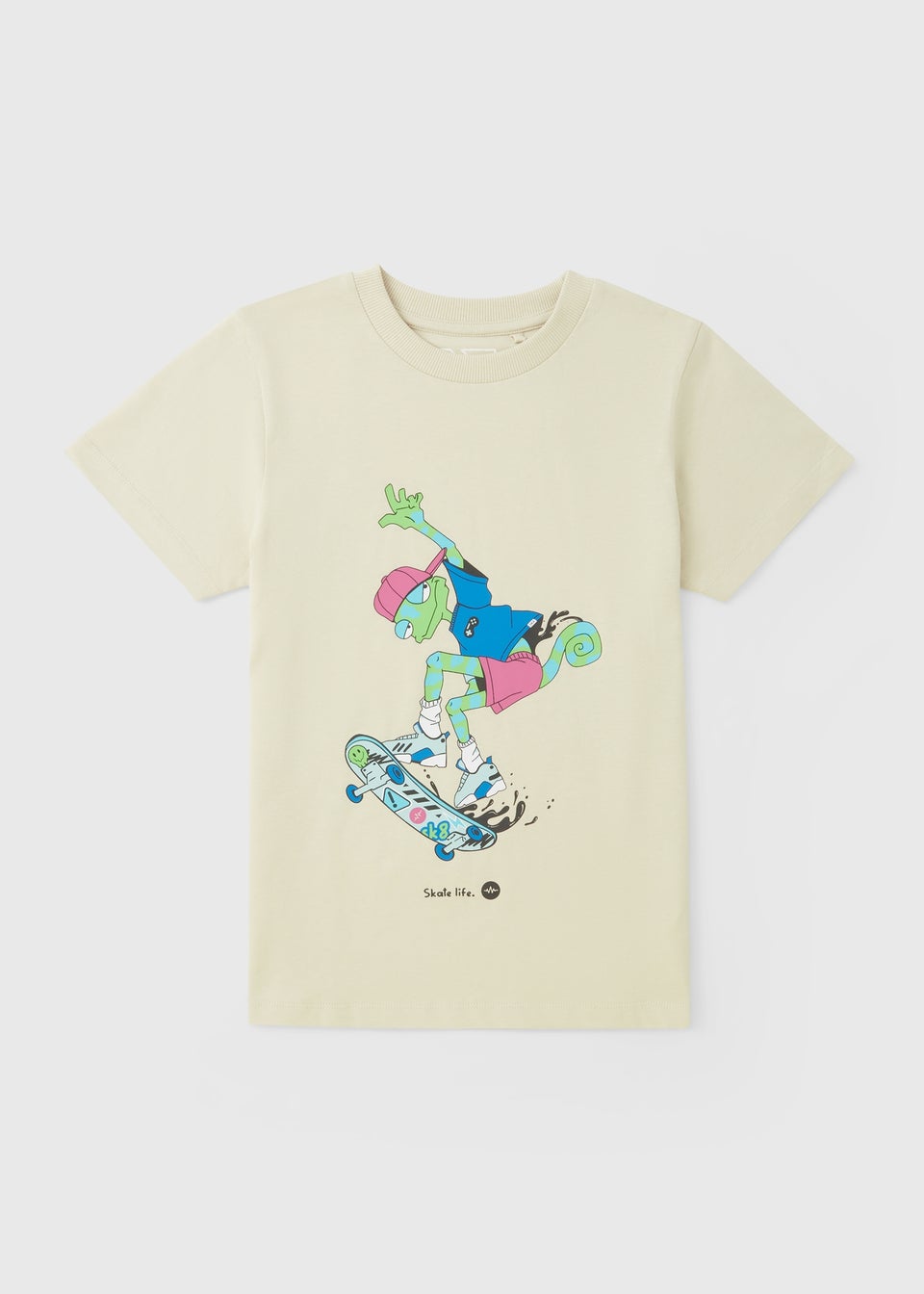 Boys Stone Skate Lizard T-Shirt (7-15yrs)