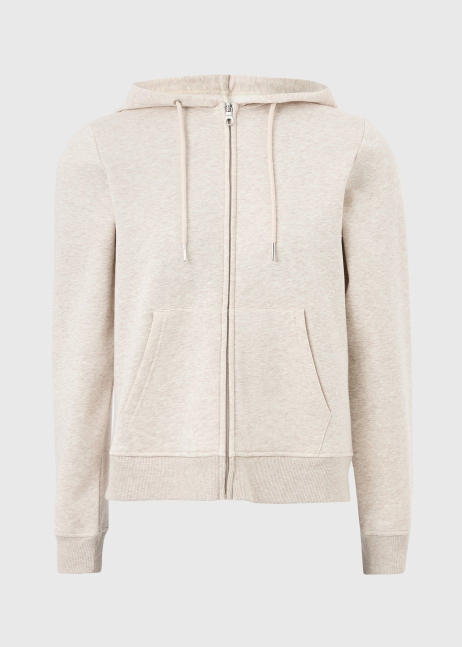 Oatmeal Zip Up Hoodie