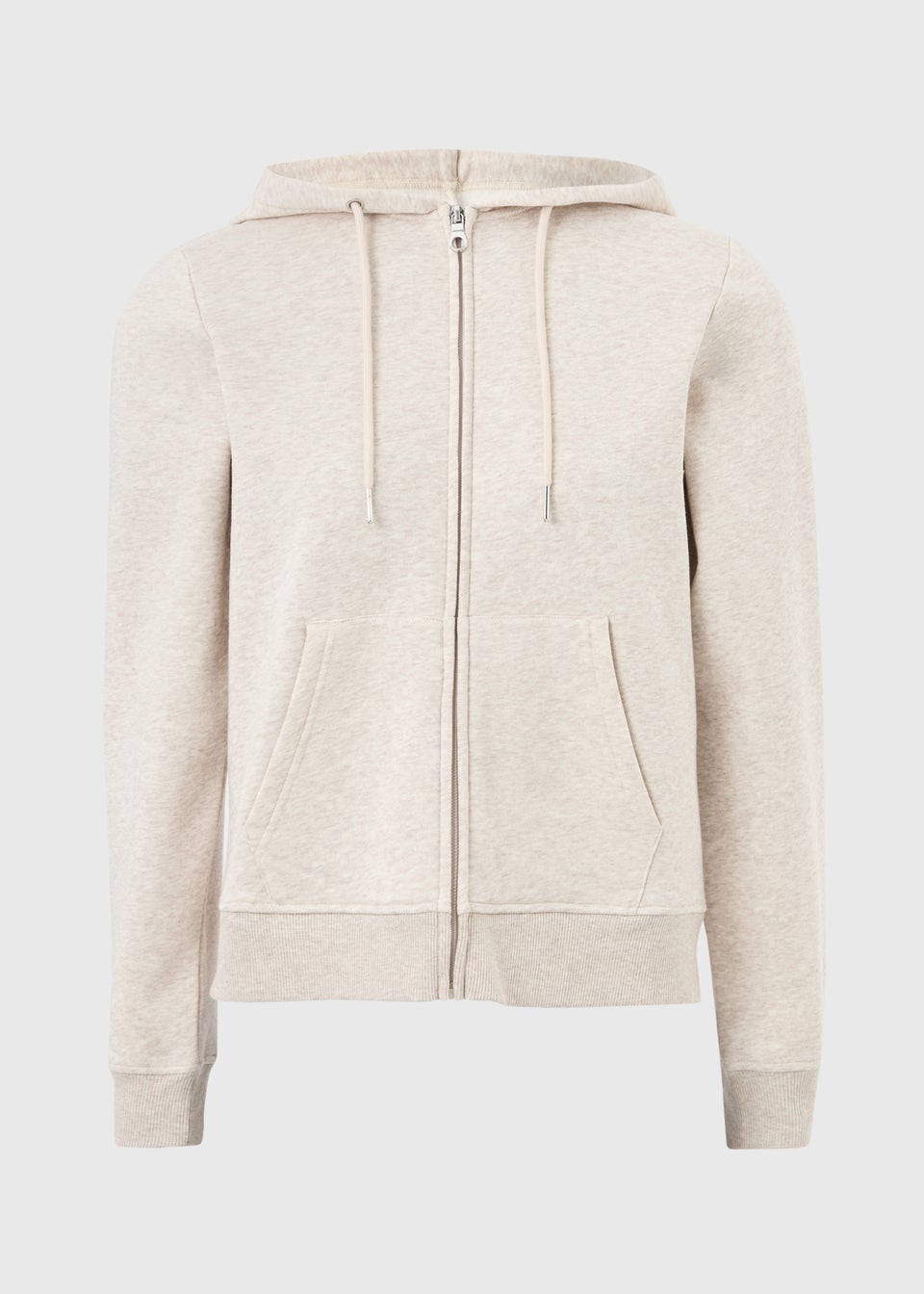 Oatmeal Zip Up Hoodie