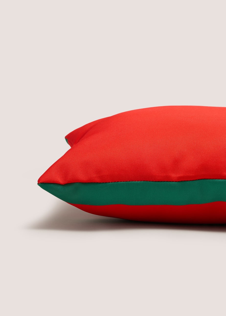 Red Stripe Cushion