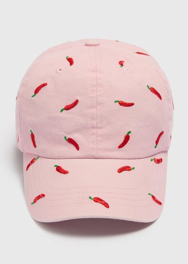 Girls Pink Chilli Cap (7-13yrs)