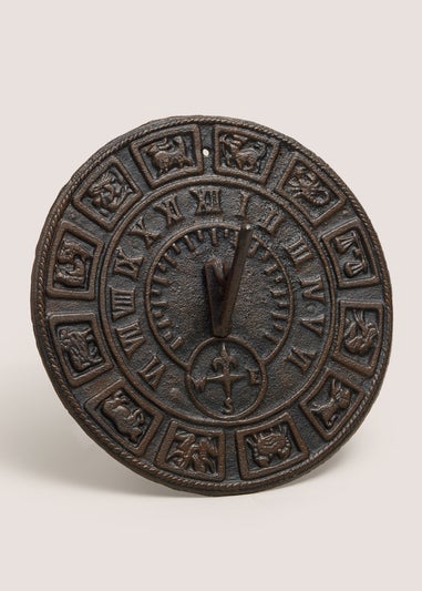 Cast Iron Zodiac Sundial