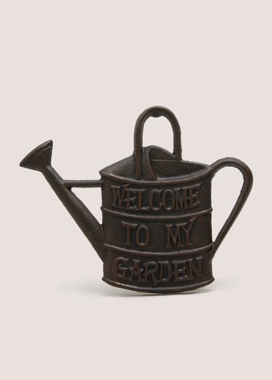 Cast Iron Garden Welcome Sign