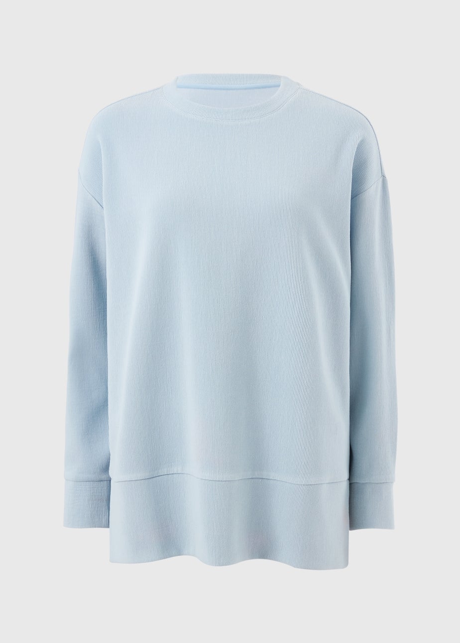 Souluxe Light Blue Longline Sweatshirt