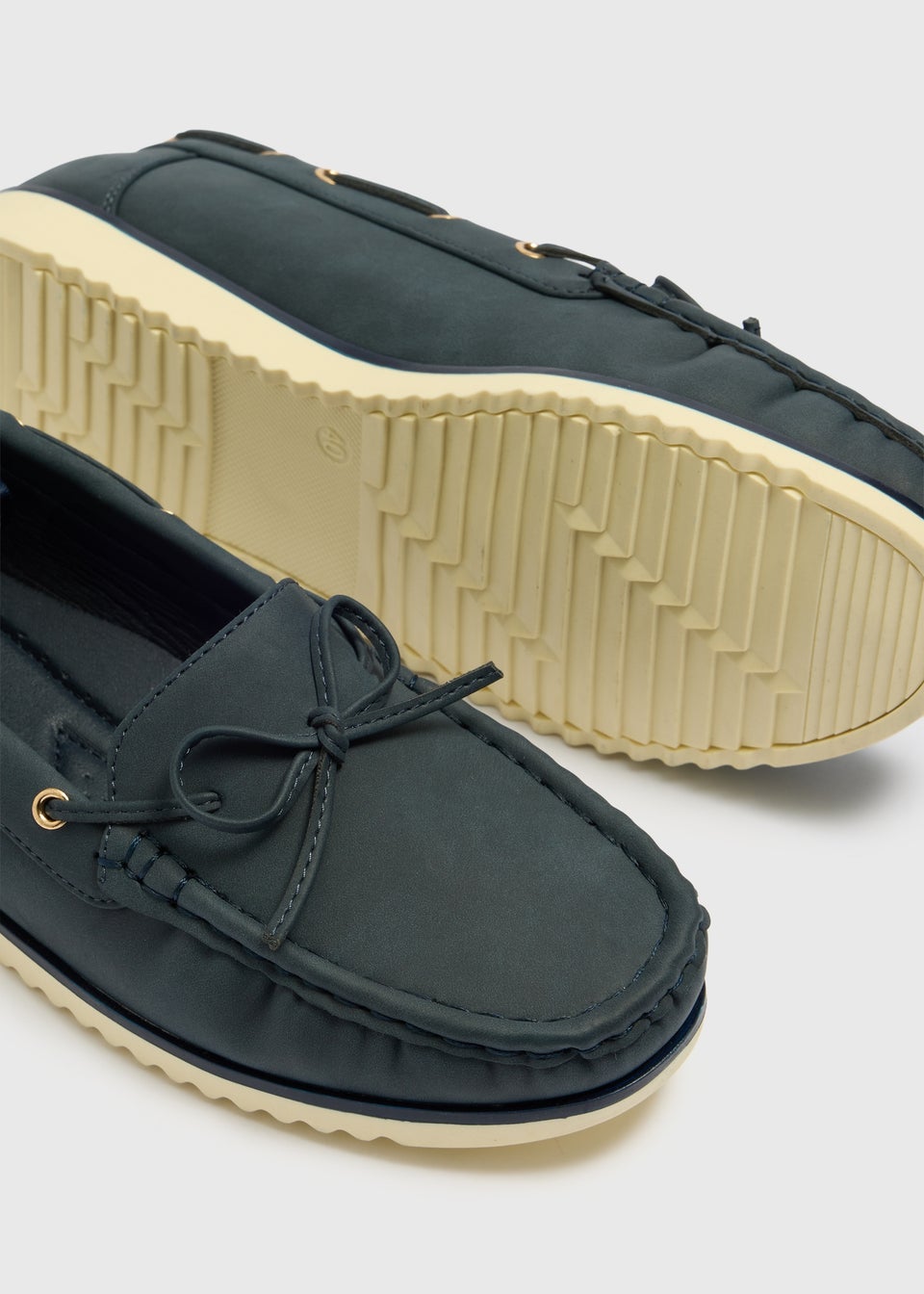 Soleflex Navy Boat Loafers