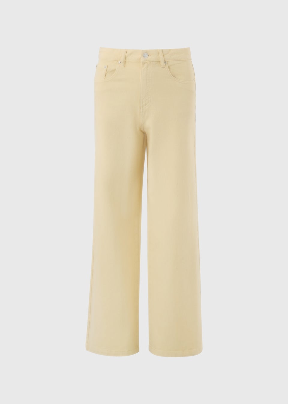 Yellow Wide Leg Jeans