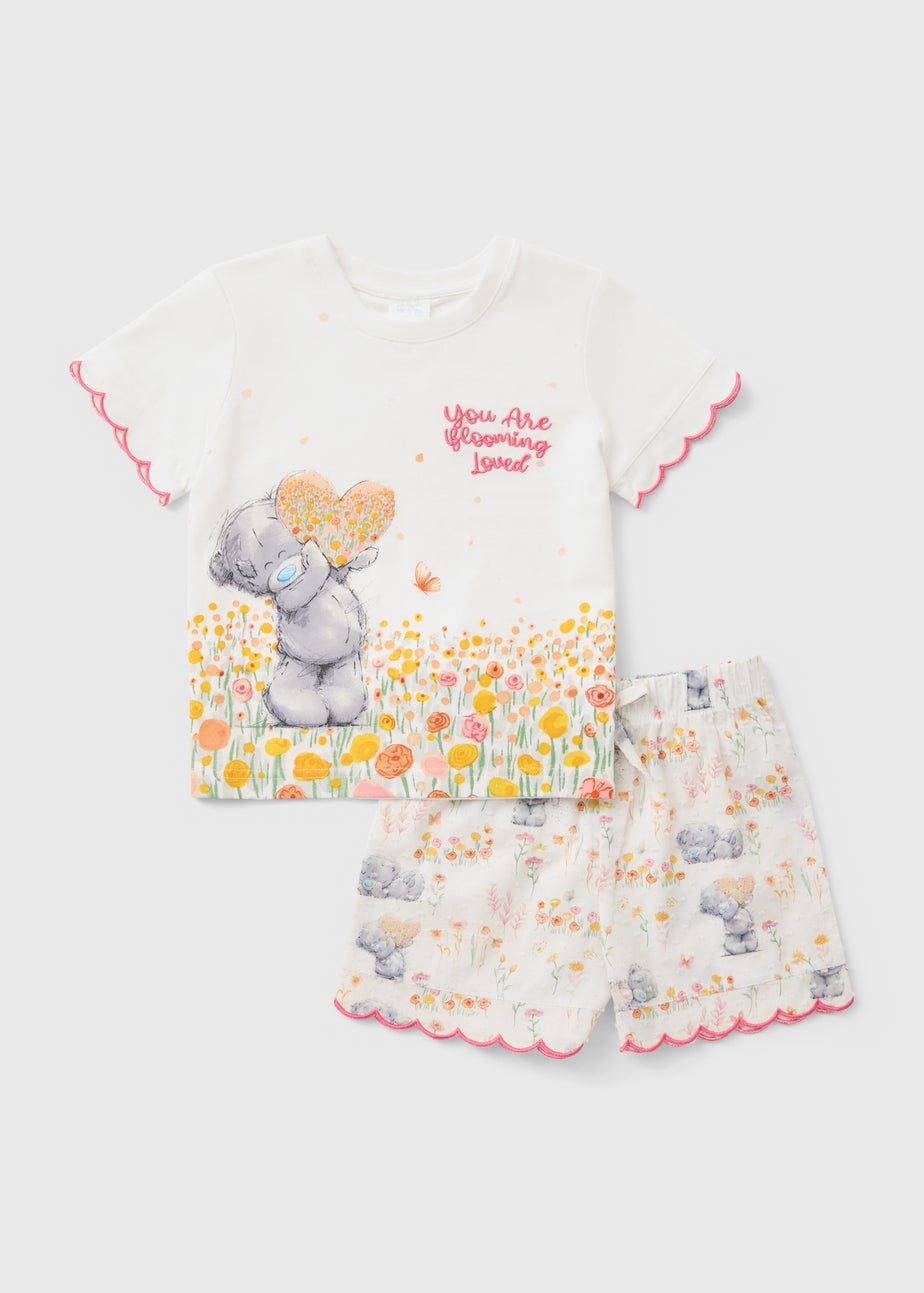 Tatty Teddy Girls White Mini Me Pyjama Set  (1-13yrs)