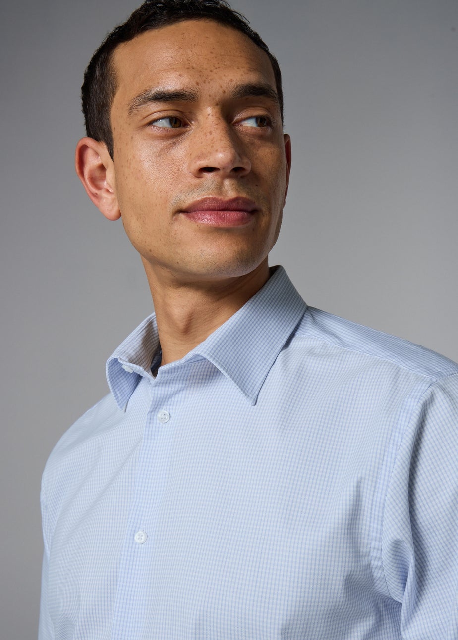 Taylor & Wright Blue Check Regular Fit Shirt