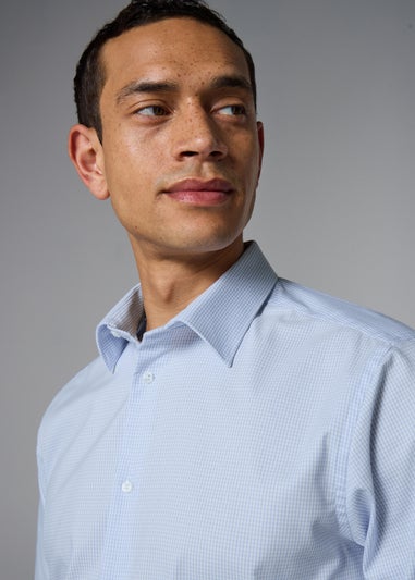 Taylor & Wright Blue Check Regular Fit Shirt