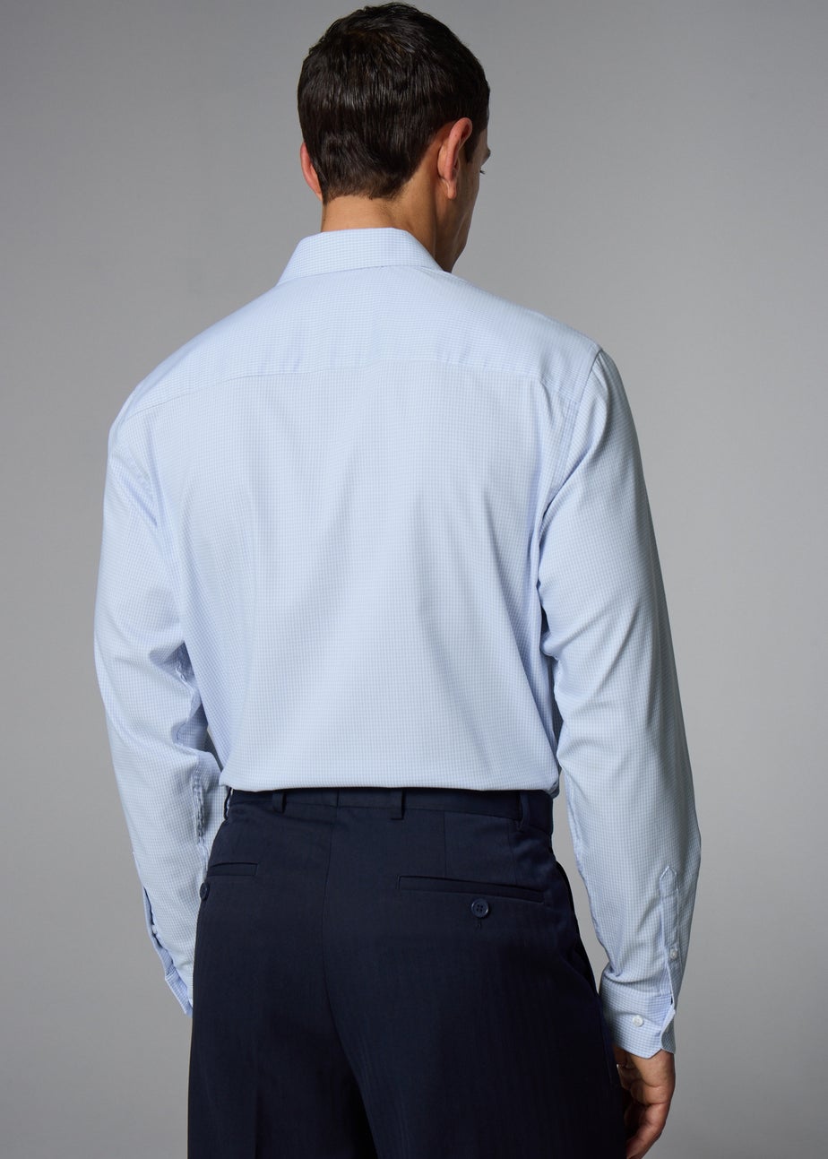 Taylor & Wright Blue Check Regular Fit Shirt